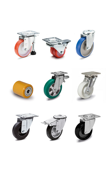 Castors and wheels